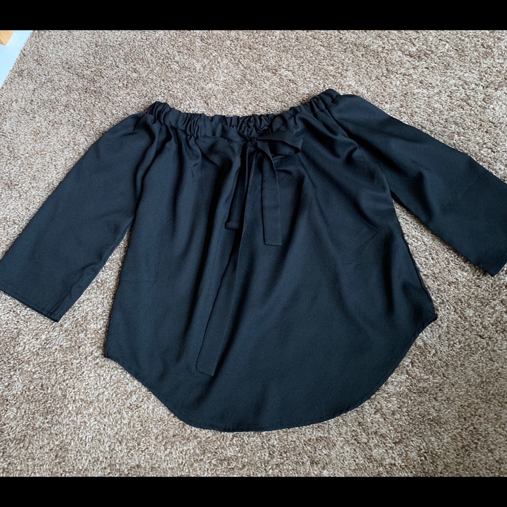 Dressy casual evening blouse